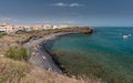 Le Grande Conque beach in Agde Cape, Cap d`Agde Royalty Free Stock Photo